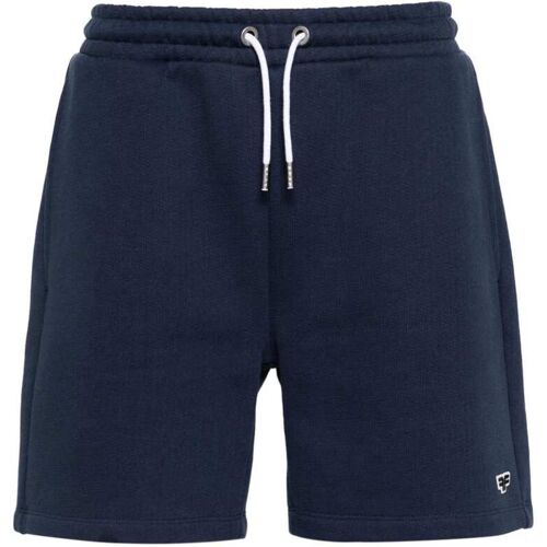 FURSAC Trainingsshorts met logo-applicatie - Blauw