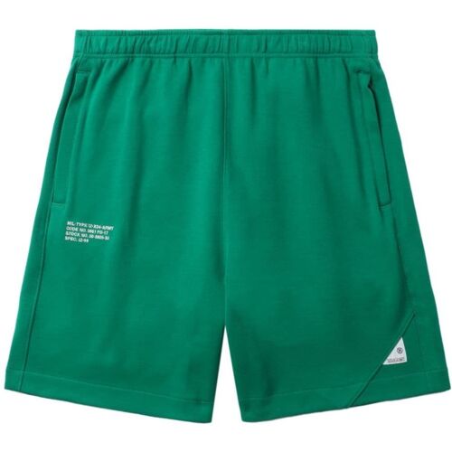 izzue Trainingsshorts met logo-applicatie - Groen