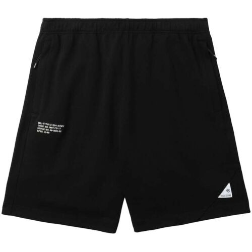 izzue Trainingsshorts met logo-applicatie - Zwart