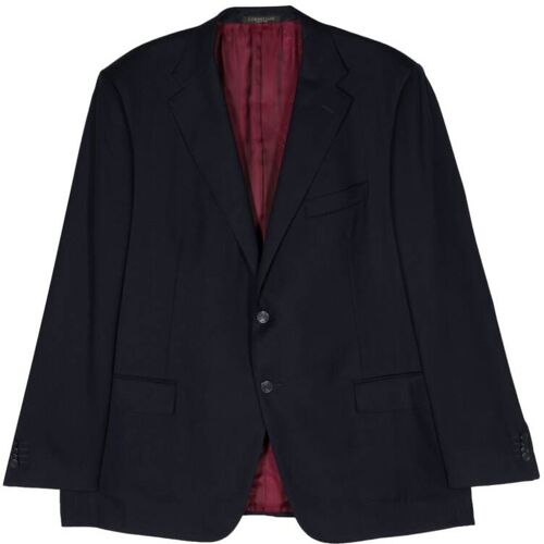 Corneliani Blazer met enkele rij knopen - Blauw