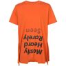 Mostly Heard Rarely Seen upside down logo T-shirt - Oranje