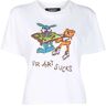 DOMREBEL Ur Art Sucks print T-shirt - Wit