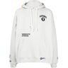 AAPE BY *A BATHING APE® logo-appliqué long-sleeve hoodie - Grijs