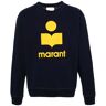 MARANT Mike sweater met logoprint - Blauw