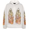 Who Decides War Flame Glass zip-up hoodie - Grijs