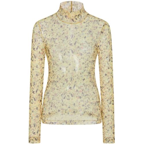 Rosetta Getty T-shirt met col - Beige