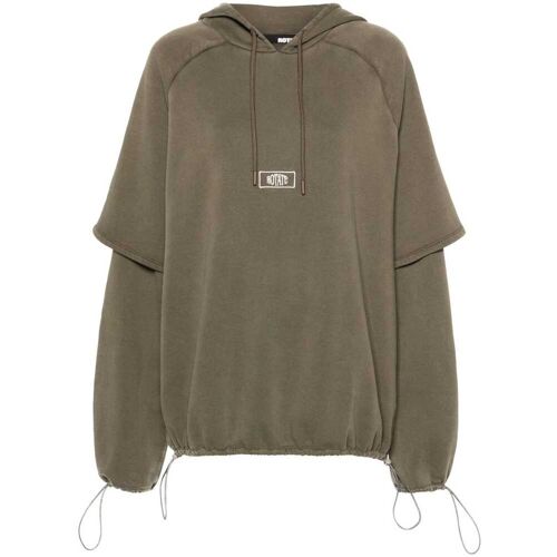 ROTATE BIRGER CHRISTENSEN Enzyme hoodie van biologisch katoen - Groen