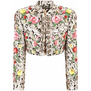 Dolce & Gabbana Spencer jack met geborduurd jacquard - Beige