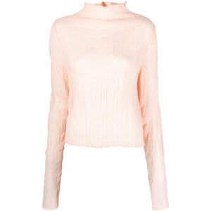 Acne Studios Doorzichtige blouse - Roze