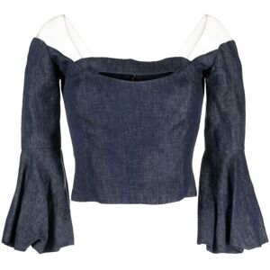 Gemy Maalouf Mouwloze top - Blauw