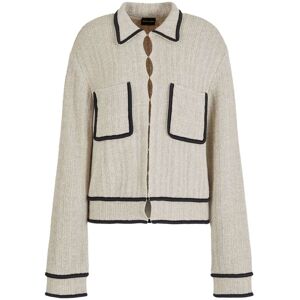 Giorgio Armani Vest met contrasterende afwerking - Beige