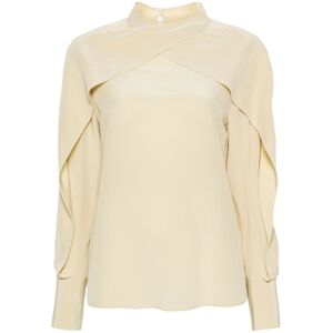 JOSEPH Gedrapeerde blouse - Geel