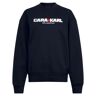 Karl Lagerfeld x Cara Delevingne sweater met logoprint - Zwart