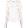 TWINSET Top met imitatiebont - Wit