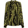 DVF Diane von Furstenberg Candace blouse met abstracte print - Zwart