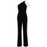 Roland Mouret Asymmetrische jumpsuit - Zwart