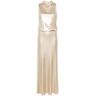 Antonelli metallic-sheen maxi dress - Goud