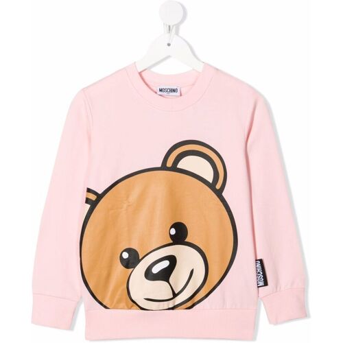 Moschino Kids Sweater met speelgoedbeerprint - Roze