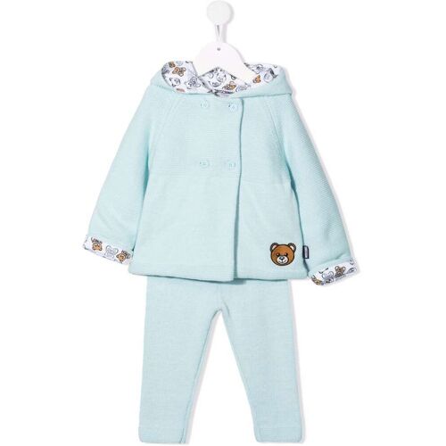 Moschino Kids Set van speelgoedbeerdetail - Blauw