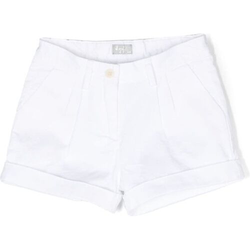 Il Gufo Shorts met opgerolde zoom - Wit