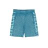 Stella McCartney Kids Katoenen trainingsshorts met logoband - Blauw