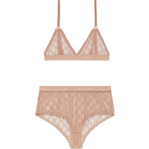 Gucci Lingerieset van tule - Roze