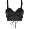 Jean Paul Gaultier Bh met bustier - Zwart