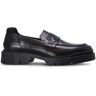 Boss Denzel leren loafers - Zwart