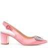 Rupert Sanderson Verfraaide slingback pumps - Roze