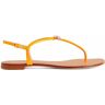 Giuseppe Zanotti Hollie Crystal leren teenslippers - Oranje