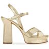 Ferragamo Sonya metallic sandalen - Goud