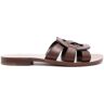 Coach Issa leren sandalen - Bruin