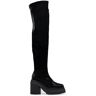 HUGO HUGO x Bella Poarch vinyl-effect heeled boots - Zwart