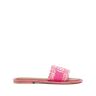 DE SIENA SHOES Ibiza slippers met kralen - Roze