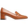 Bally Obrien leren pumps - Bruin