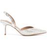 NICOLI Esther slingback pumps - Zilver