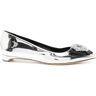 Rupert Sanderson Bedfa pumps met kristallen strik - Zilver