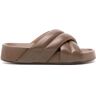 ATP Atelier Airali 40mm padded leather sandals - Bruin