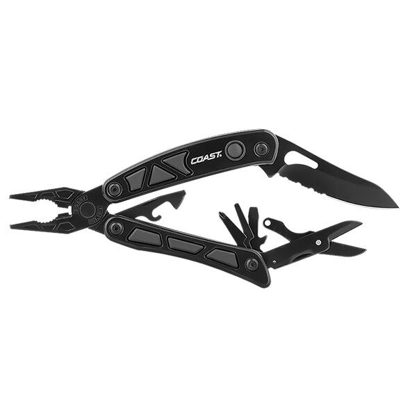 Coast LED155 13-delige multitool met dubbele led (2x led, 2x CR1616, zwart)