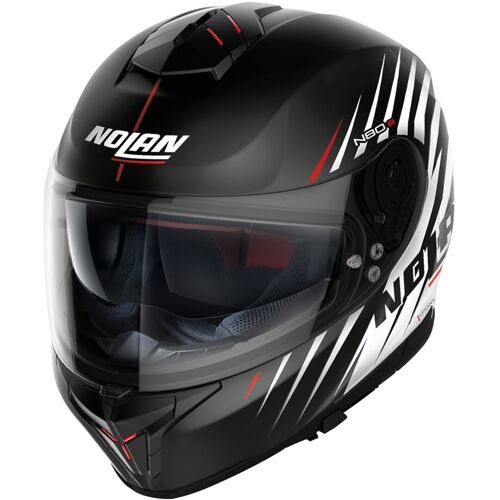 Nolan N80-8 Kosmos N-Com Helm - Zwart Wit