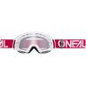 Oneal O´Neal B-20 Flat Goggle - Wit Rood
