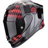 Scorpion Exo-R1 Evo Air FC Bayern Helm - Zwart Grijs Rood