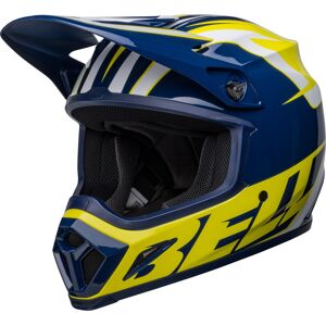 Bell MX-9 Mips Spark Motorcross helm - Blauw Geel