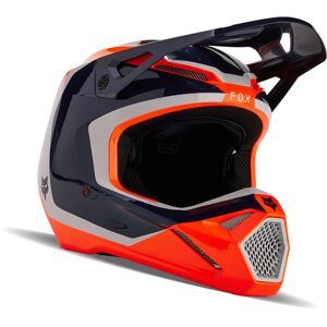 FOX V1 Nitro MIPS Motorcross helm - Zwart Wit Oranje