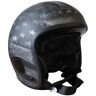 Bores Gensler Kult Jet Helm - Zwart Wit Zilver