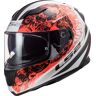 LS2 FF320 Stream Evo Throne Helm - Wit Oranje