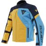 Dainese Ranch Tex Motorfiets textiel jas - Blauw Geel