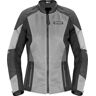 Spidi Super Net Dames Motorfiets Textiel Jas - Grijs