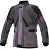 Alpinestars Monteira Drystar® XF waterdichte motorfiets textiel jas - Grijs Rood