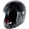 Helstons Course Full Face Carbon Helm - Zwart Wit